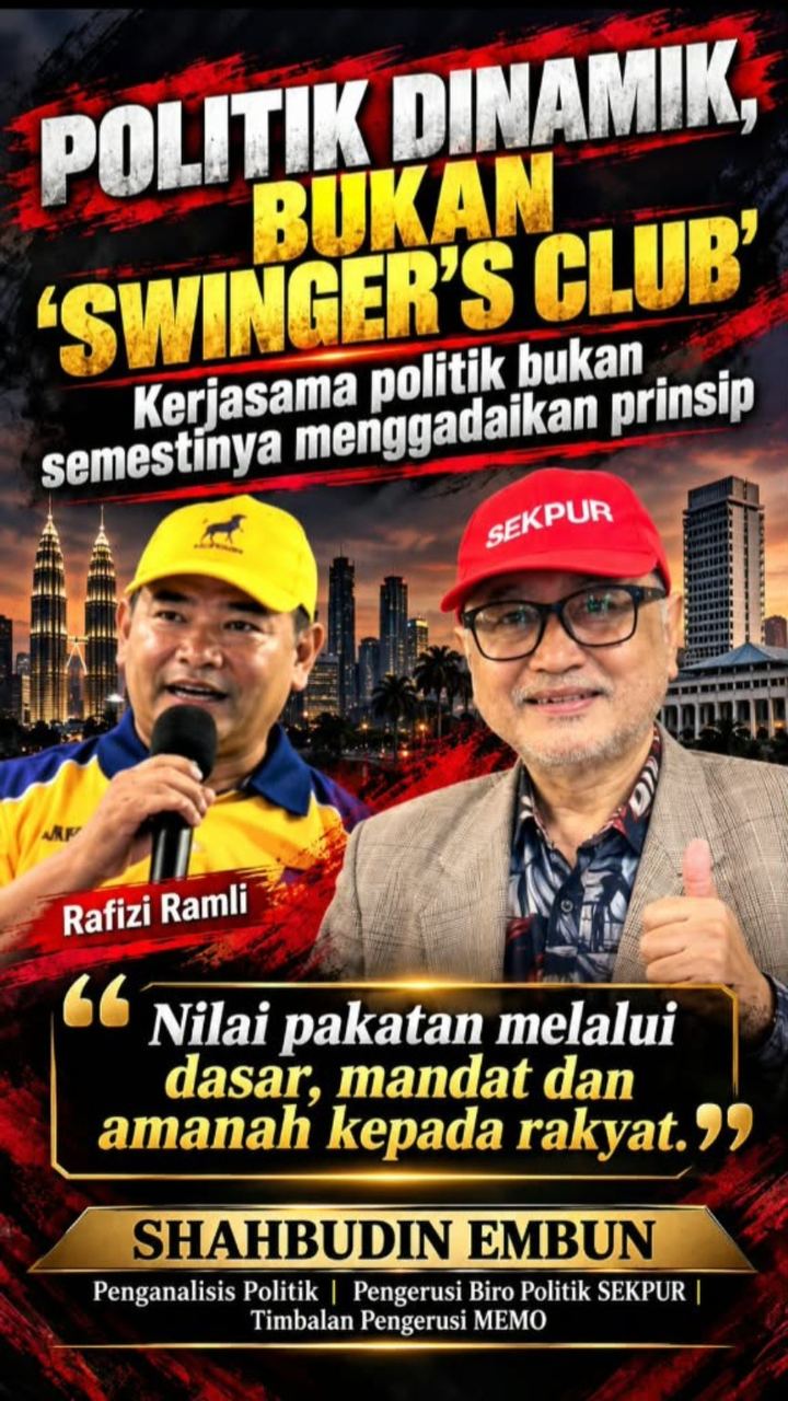 Politik Dinamik, Bukan Swinger's Club — Shahbudin Embun