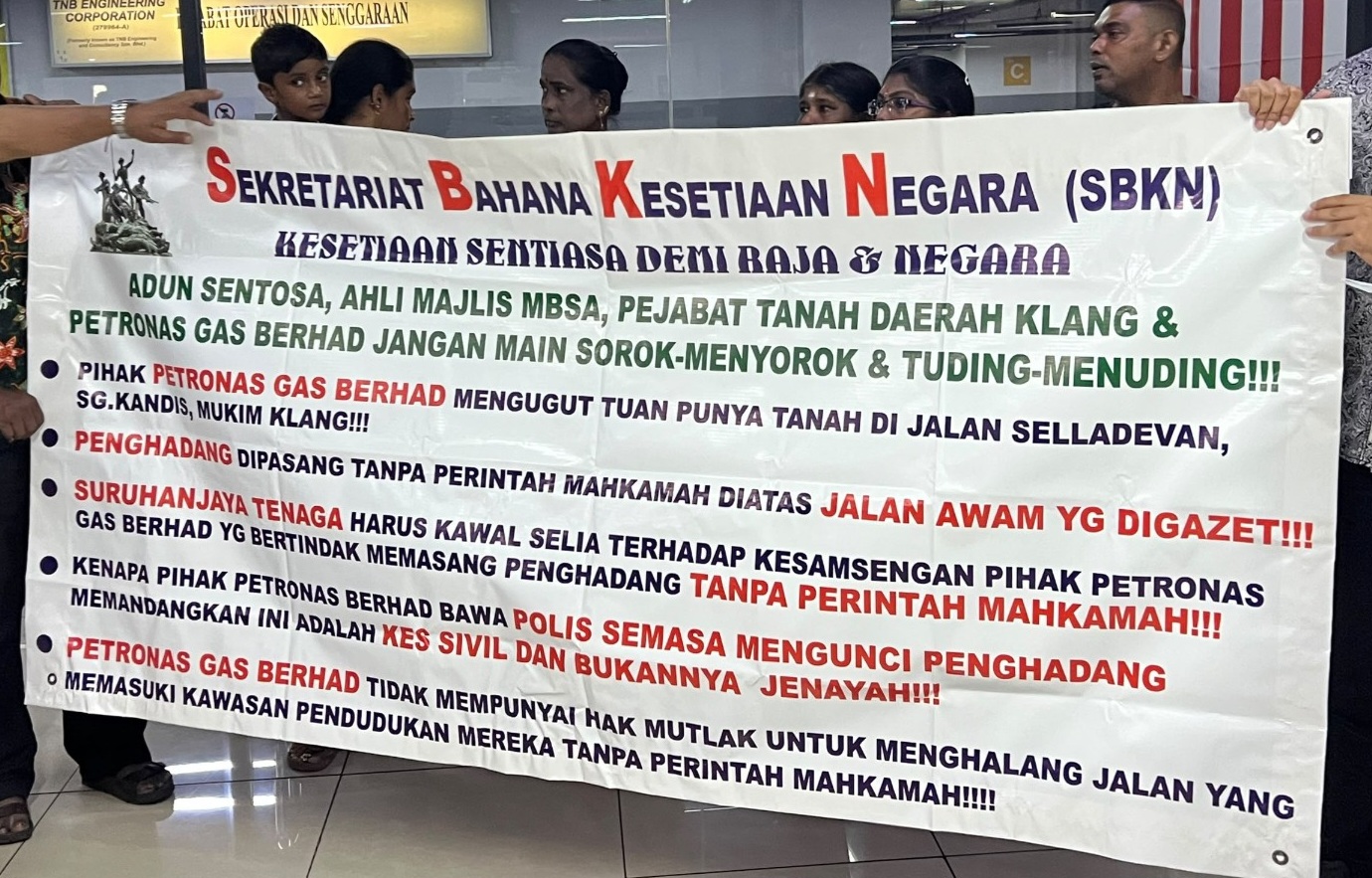 Sekretariat Bahana Kesetiaan Negara SBKN membawa isu tuntutan MLTA